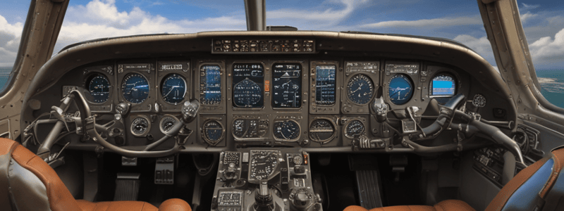 Aircraft Instrument Panel Overview