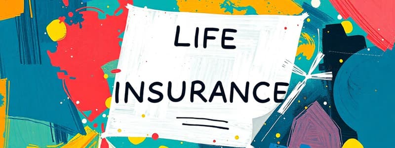 Life Insurance Basics