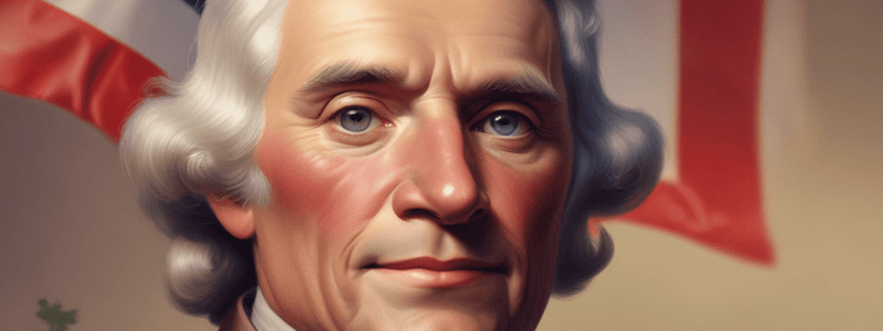 Thomas Jefferson's Presidency Quiz