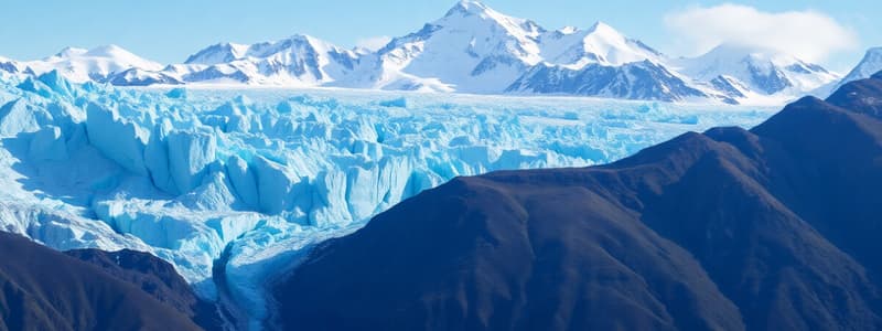 Earth's Cryosphere: Glaciers and Ice Formation