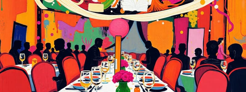 Understanding Banquets and Their Elements