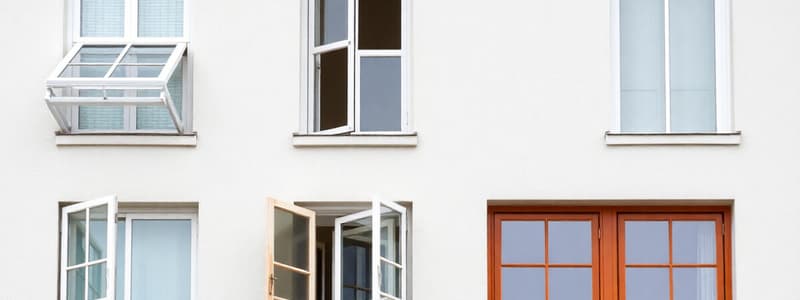 Types of Windows Quiz