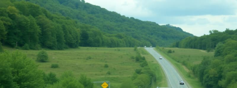 West Virginia Driver's Licensing Handbook Quiz