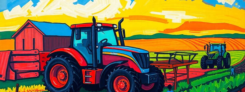 Agricultural Machinery and Mechanization