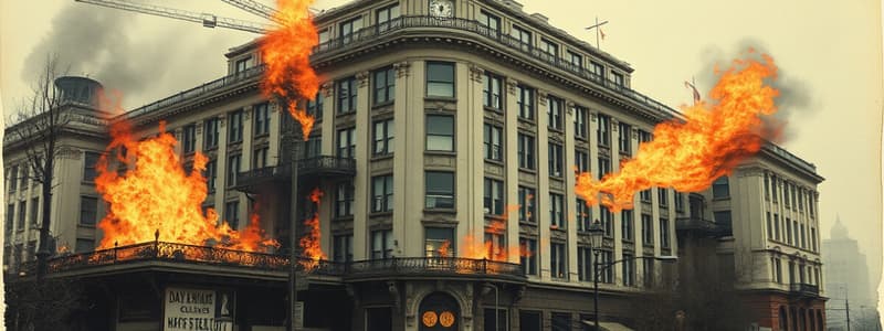 Guidelines for Fire Incidents in Large Spaces