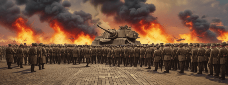 World War II Aggressive Dictators and Causes