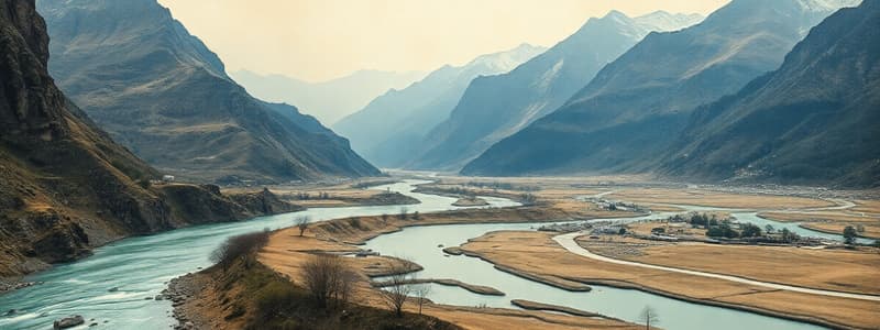 Himalayan River Evolution & Plains Formation