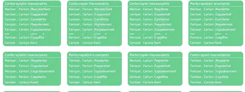 Database Relationships and Attributes Quiz