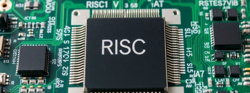 RISC-V Assembly Language and Registers