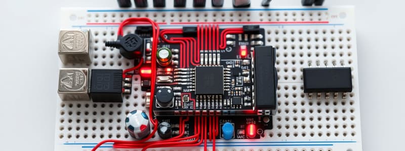 Full Adder Circuit on Breadboard