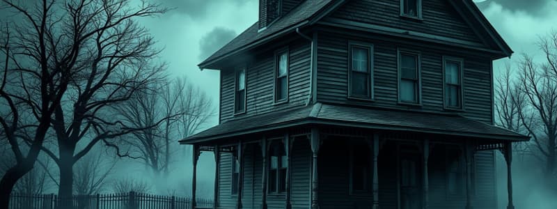 Concept of Haunted Houses