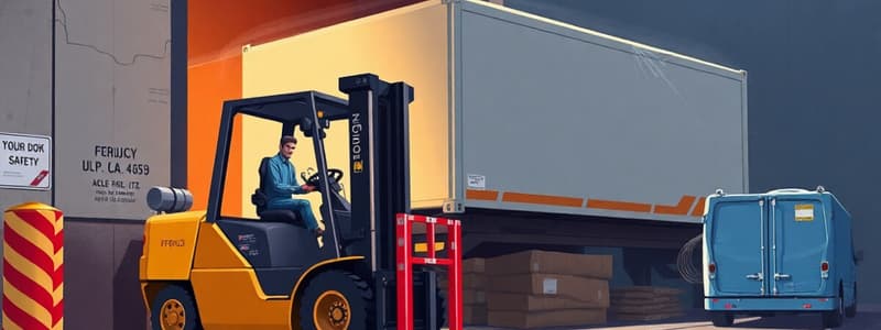 Loading Dock Safety for Truck Drivers