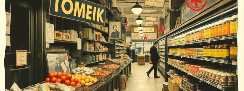 L'épicerie de Tomek