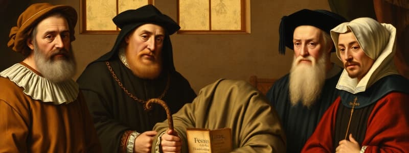 Renaissance and Reformation Figures Quiz