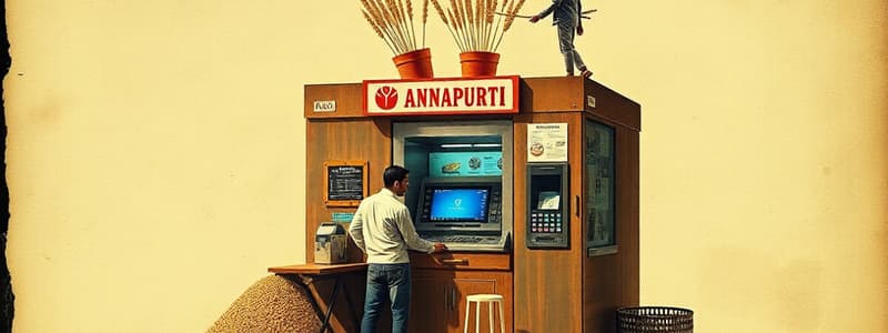 Grain ATM in India: Annapurti Initiative