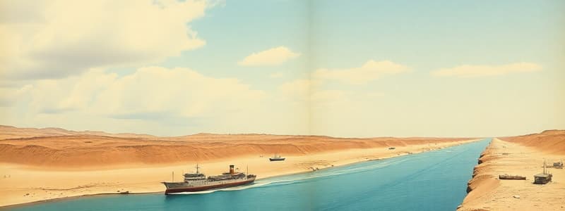 Suez Canal & Imperialism in Asia