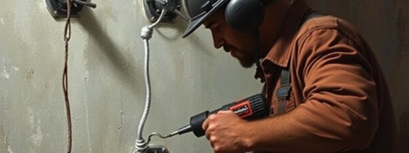 Plumbing and Power Tools Safety Quiz