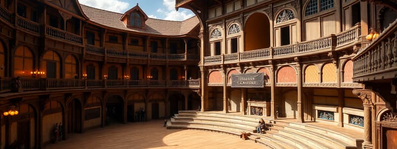 Elizabethan Theatre Overview