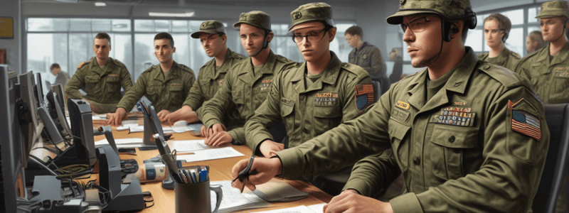 Leave Management in Military Units