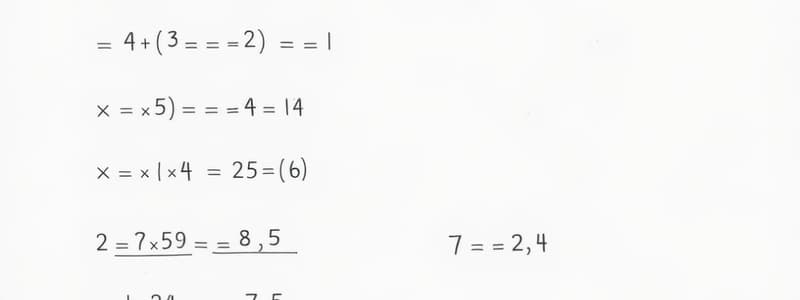 Evaluating Expressions and Nonnegative Rational Numbers