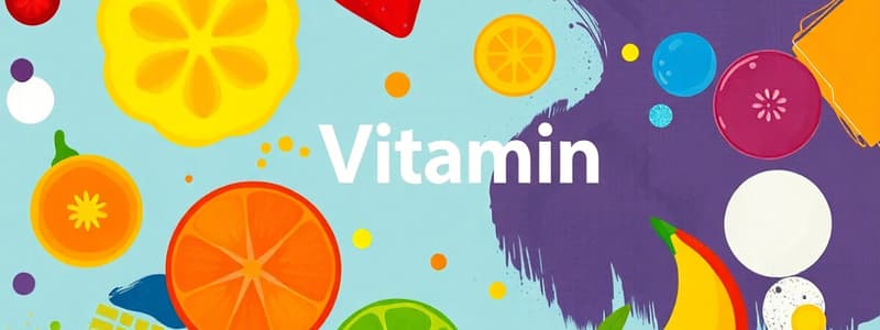 Vitamin Discovery and Classification