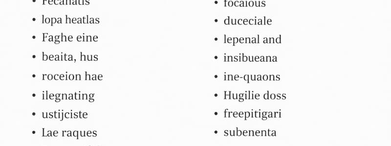 Vocabulario y Expresiones en Español