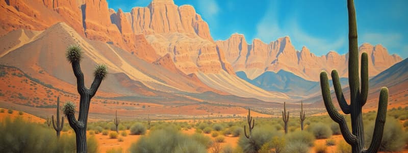 Desert Biomes and Climate Adaptations Quiz