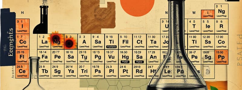 Science Periodic Table Flashcards #1