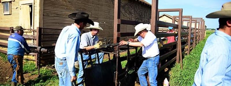 Calf Table and Pasture Work