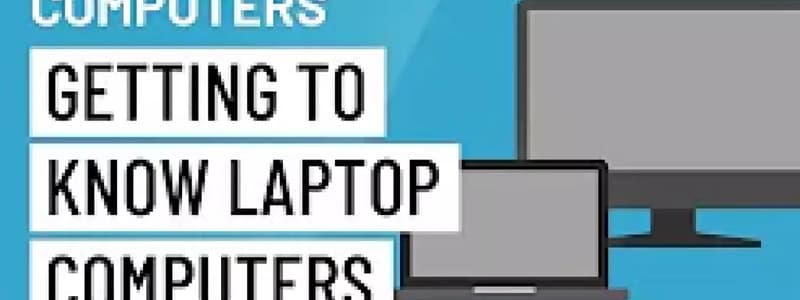 4. Computer Basics - Getting to know laptops