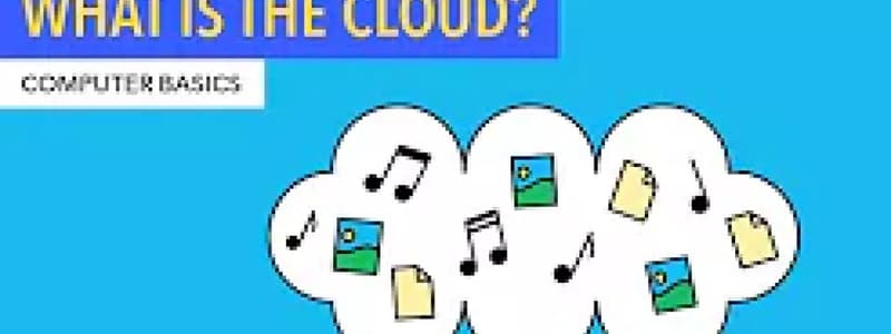 11. Computer Basics: What Is the Cloud?