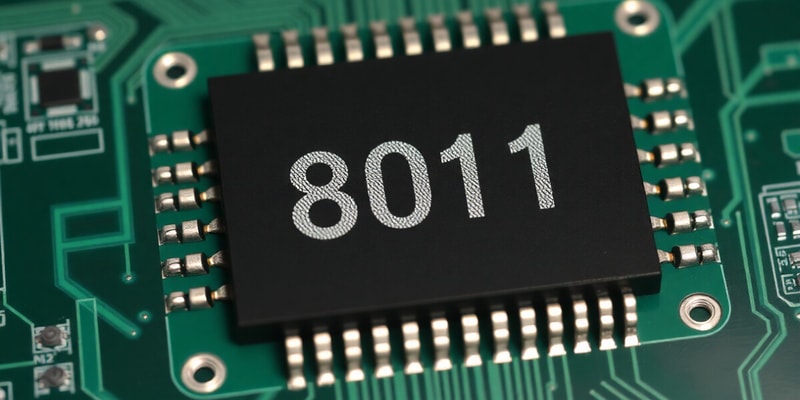 8051 Microcontroller Instruction Set and Addressing