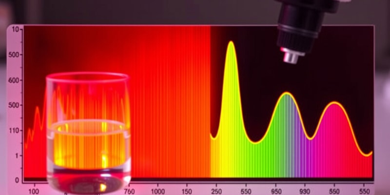 Absorption Spectrum Flashcards