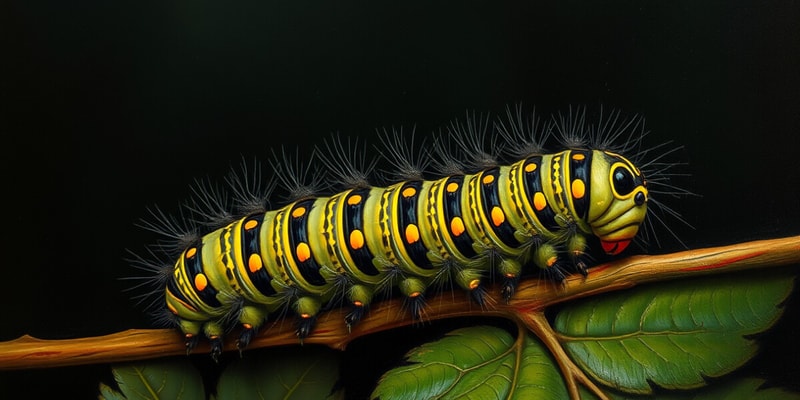 Caterpillar and Trap Classification Flashcards