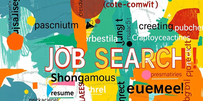 Job Search Vocabulary Quiz