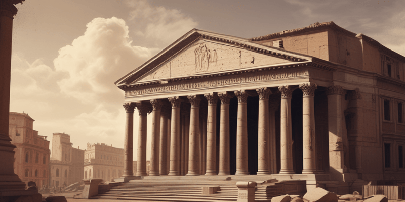 Fallbeispiel Pantheon: Römische Baukultur