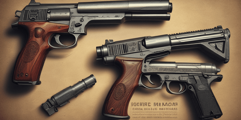 Firearms Acquisition Regulations Part 1