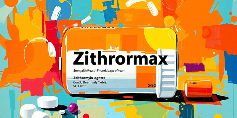 Zithromax (Azithromycin) Flashcards