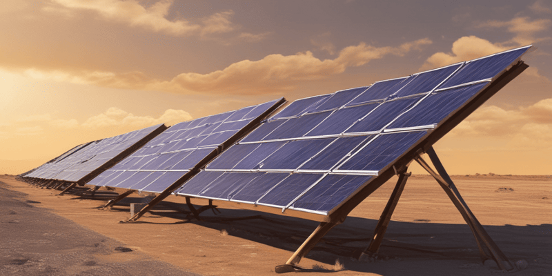 Solar Collectors Classifications Quiz
