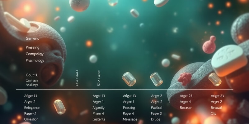 Drug Classification and Naming