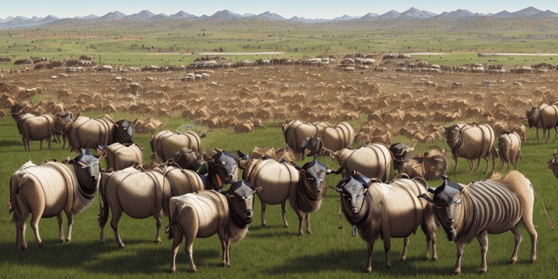 Modern Pastoralists Quiz