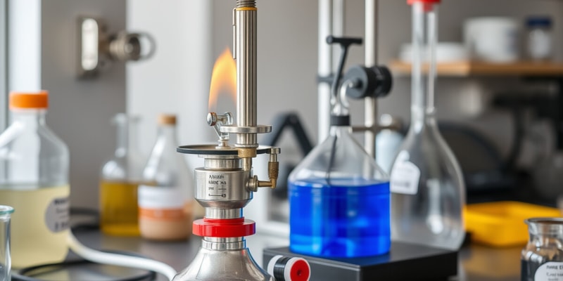 Bunsen Burner Safety and Components