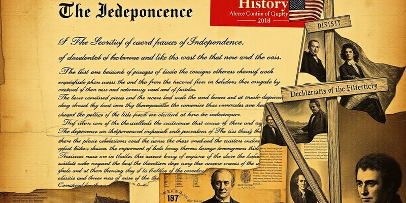 The Declaration of Independence Quiz AKS 33b