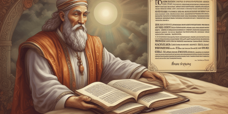Biblical Fasting and the Ten Commandments Quiz