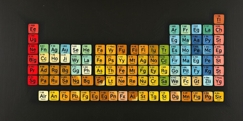 Chemistry Chapter 3.7 Flashcards