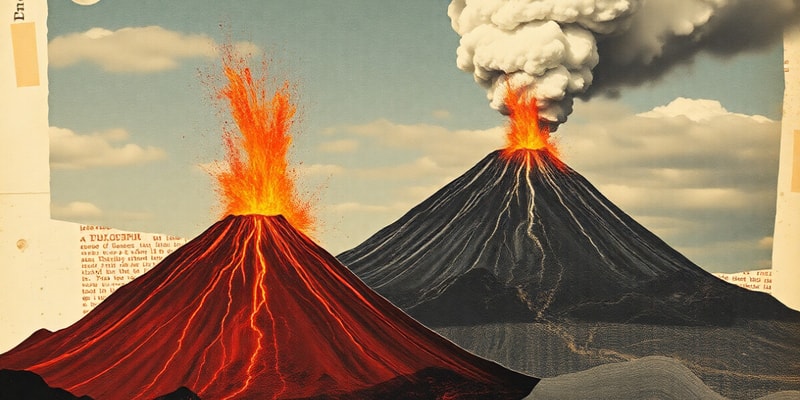 Types of Volcanoes and Eruptions