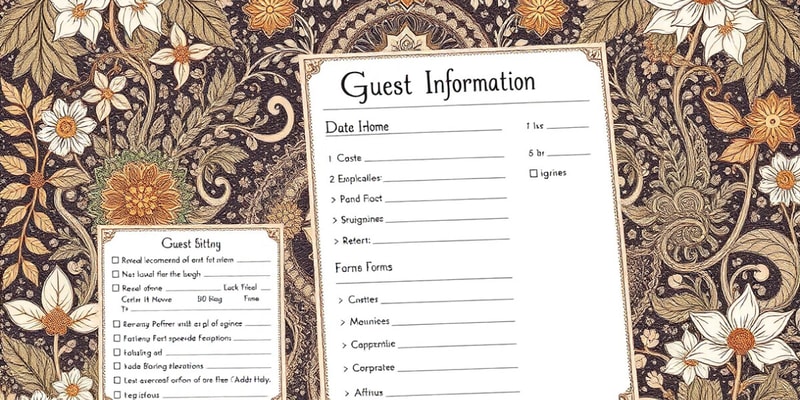 Guest Information Collection Form