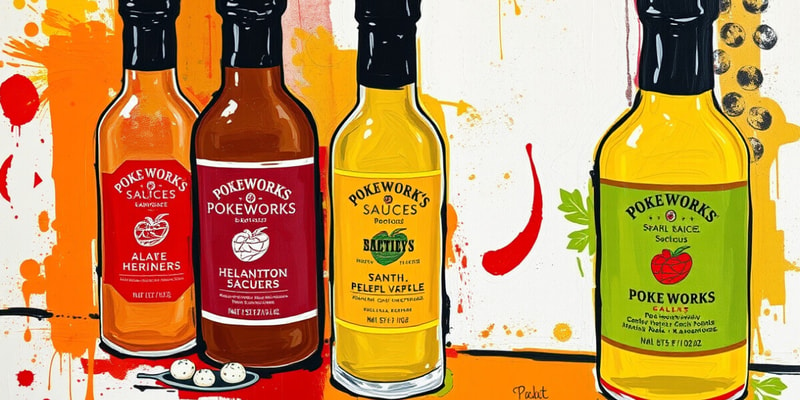 Pokeworks Sauces and Tasting Notes