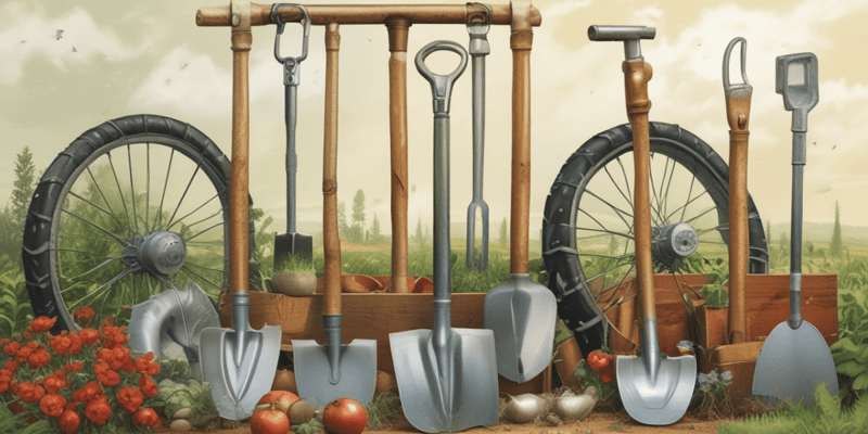 Herramientas agrícolas y jardinería
