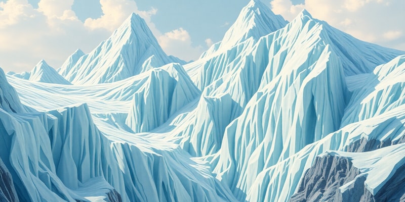 Earth's Cryosphere and Glacier Formation